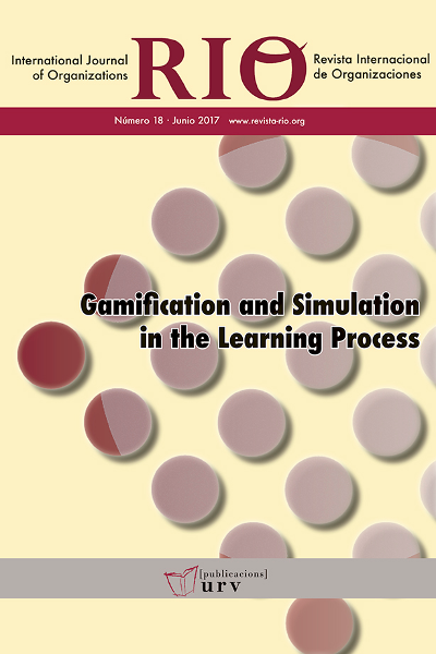 Núm. 18 (2017): Gamification and Simulation in the learning process |  Revista Internacional de Organizaciones